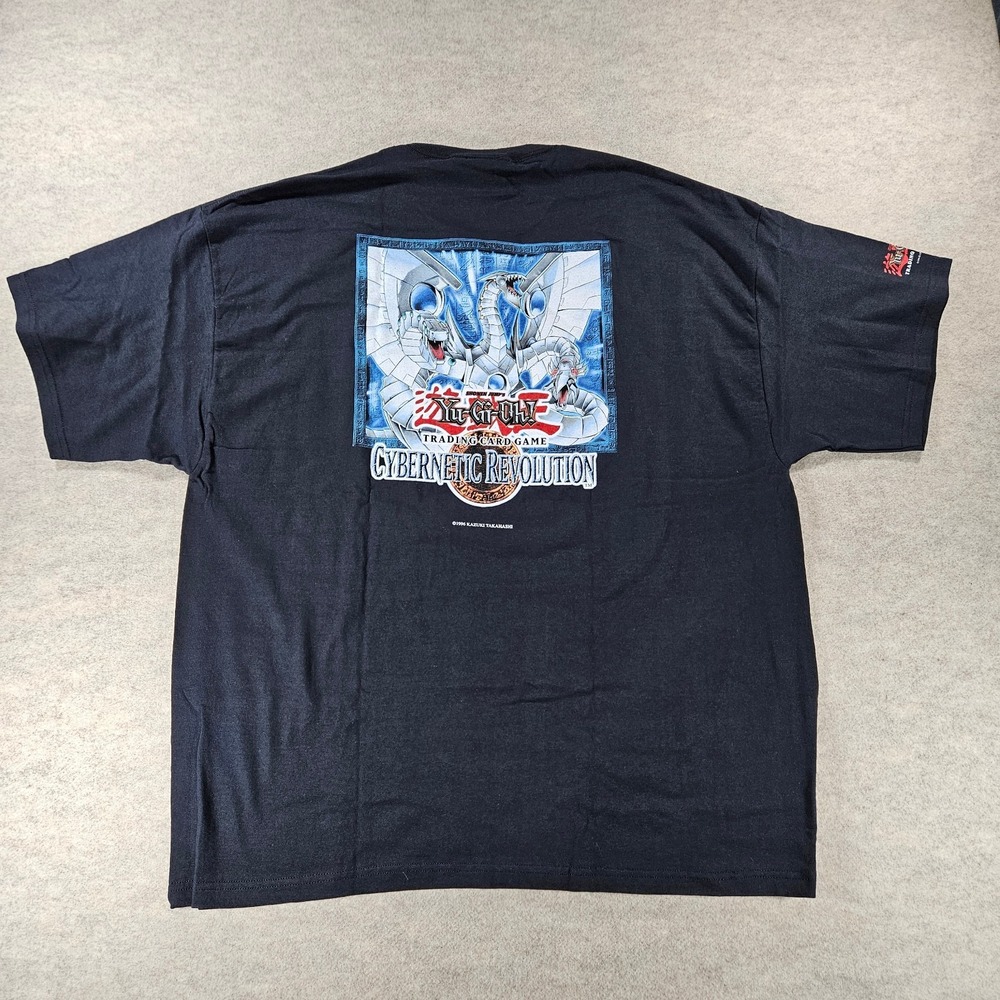 Vintage 2005 Yu-Gi-Oh Cybernetic Revolution Promo T Shirt 2XL Deadstock NOS